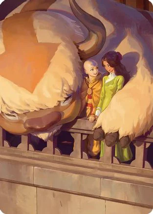 Aang and Katara Art Card (ASTLA-) - Art Series: Avatar: The Last Airbender