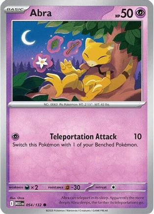 Abra 054  ME01 Mega Evolution - Common