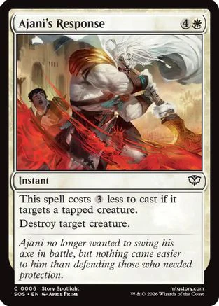 Ajani's Response (SOS-006) - Secrets of Strixhaven