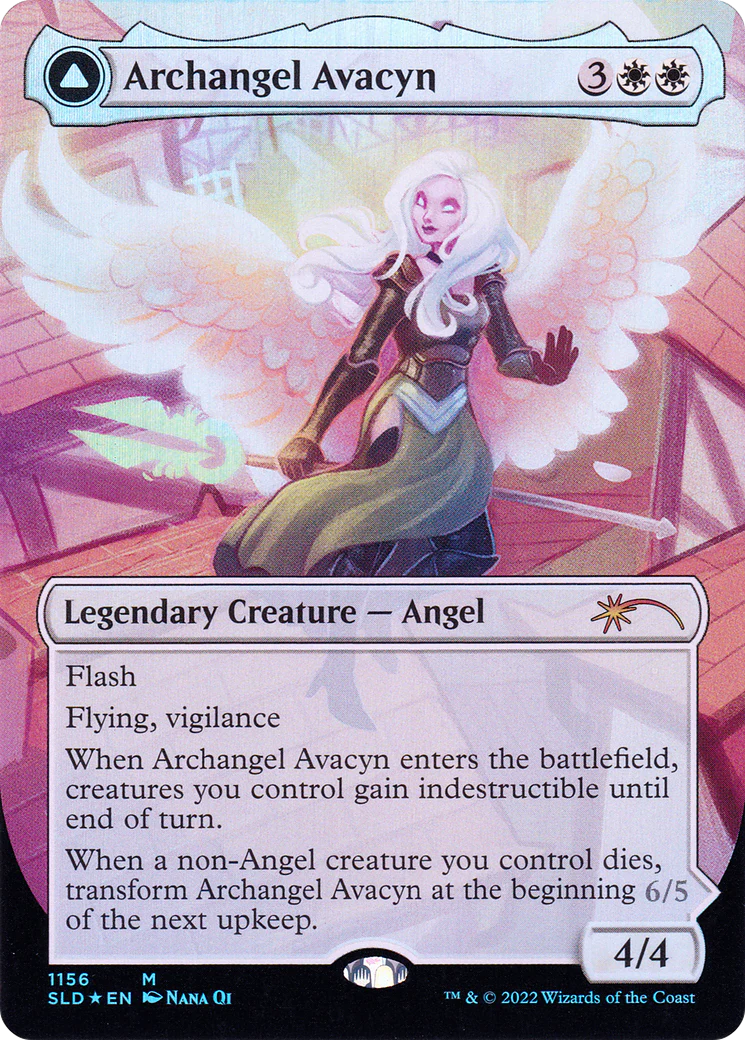 Archangel Avacyn // Avacyn, the Purifier (SLD-1156) - Secret Lair Drop (Borderless) Foil - Image 3