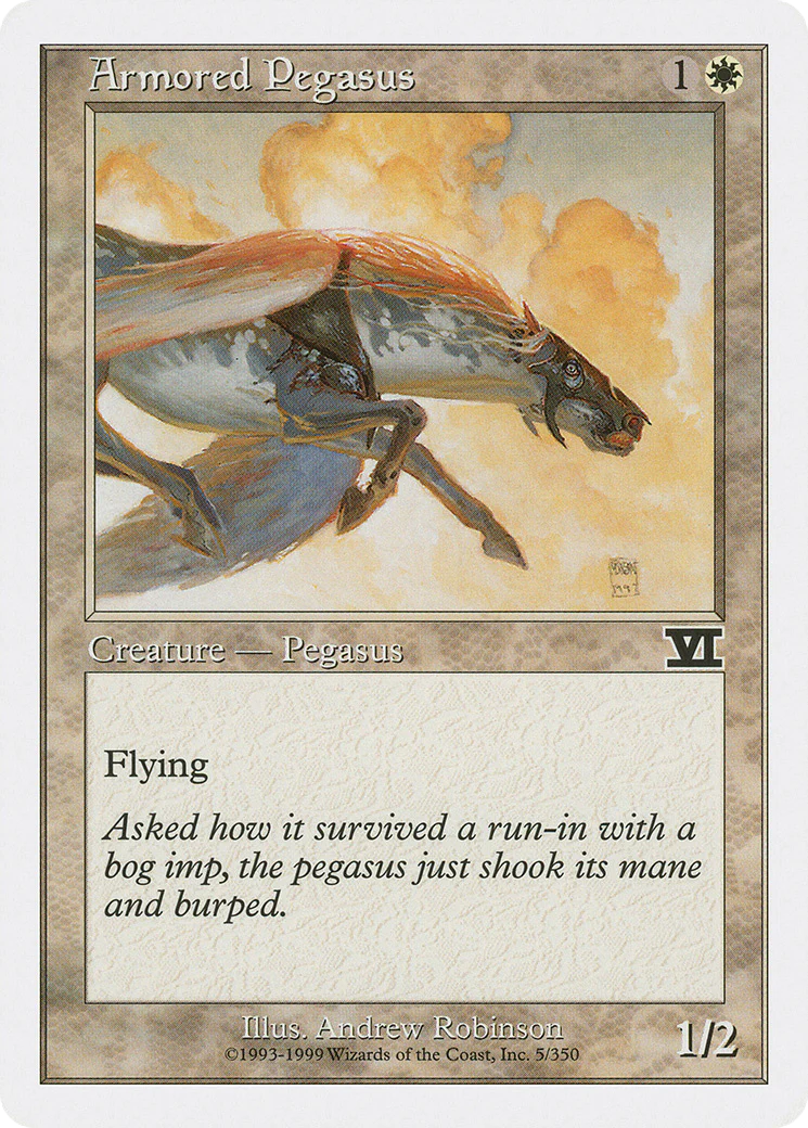 Armored Pegasus (6ED-005) - Classic Sixth Edition