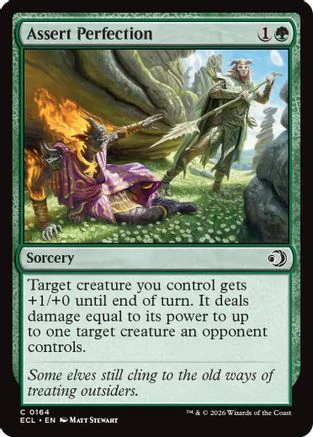 Assert Perfection (ECL-164) - Lorwyn Eclipsed
