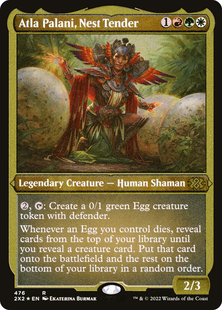 Atla Palani, Nest Tender (Foil Etched) (2X2-476) - Double Masters 2022 Foil