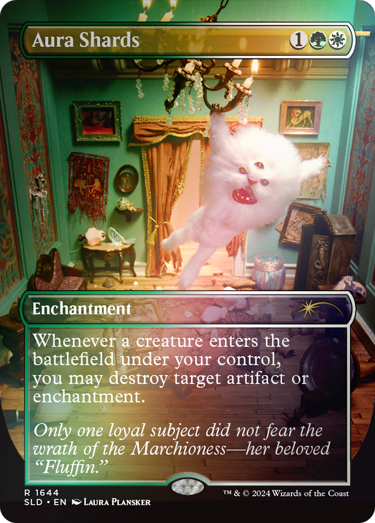 Aura Shards (SLD-1644) - Secret Lair Drop (Borderless) Foil