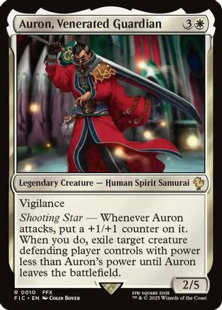 Auron, Venerated Guardian (FIC-010) - Commander: FINAL FANTASY