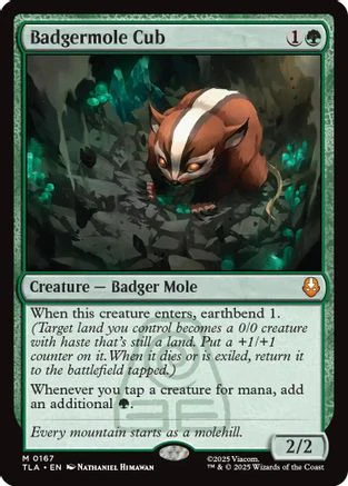 Badgermole Cub (TLA-167) - Avatar: The Last Airbender Foil