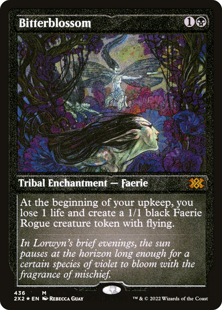 Bitterblossom (Foil Etched) (2X2-436) - Double Masters 2022 Foil
