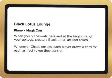 Black Lotus Lounge (Black Lotus Unknown Planechase) (OVER-) - Oversize Cards