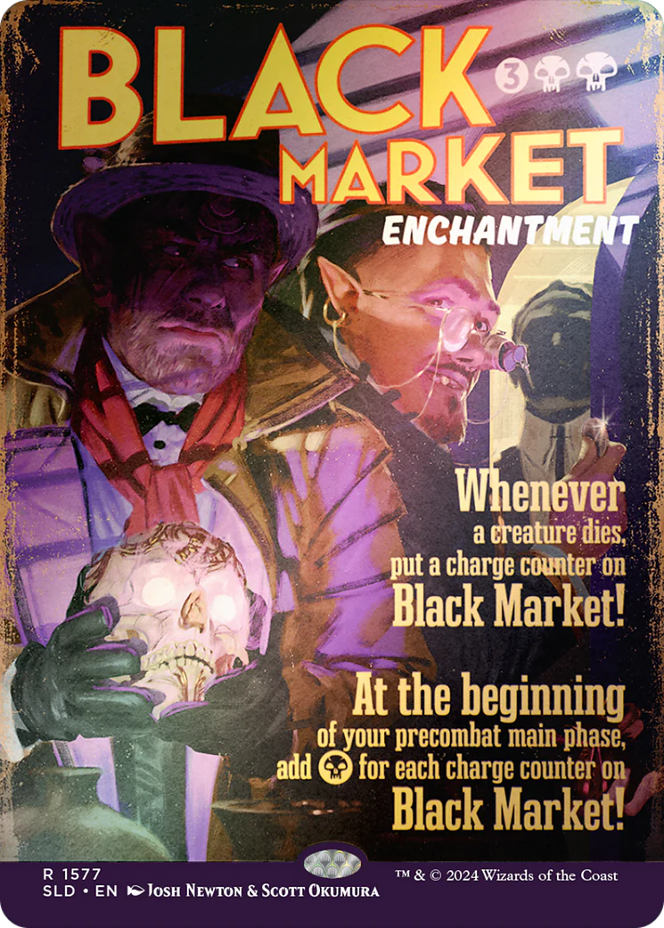 Black Market (SLD-1577) - Secret Lair Drop (Borderless) Foil
