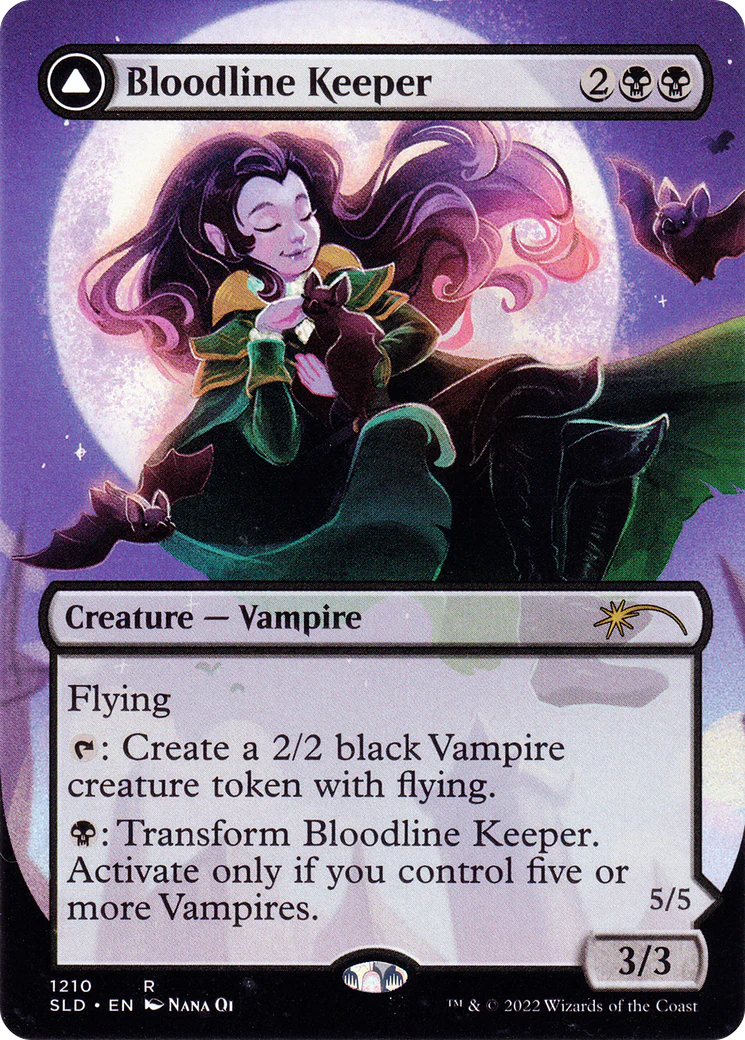 Bloodline Keeper // Lord of Lineage (SLD-1210) - Secret Lair Drop (Borderless) - Image 3
