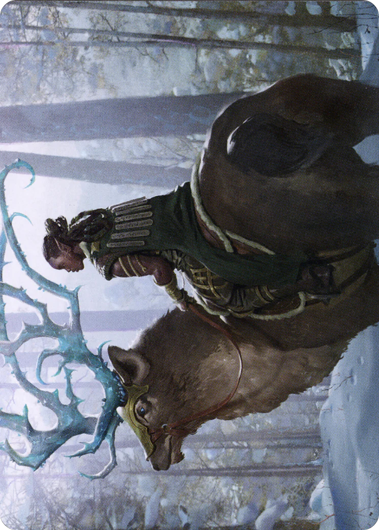 Boreal Outrider Art Card (ASKHM-042) - Art Series: Kaldheim (Borderless) - Image 4