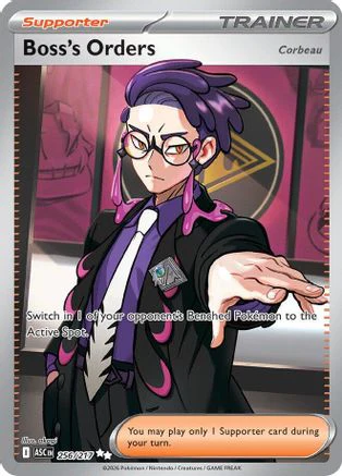 Boss's Orders [Corbeau] 256/217  - Holofoil ME Ascended Heroes - Ultra Rare