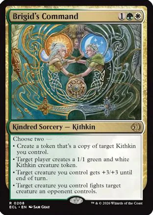 Brigid's Command (ECL-208) - Lorwyn Eclipsed