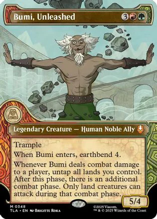 Bumi, Unleashed (Showcase) (TLA-348) - Avatar: The Last Airbender