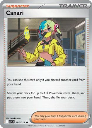 Canari 185/217 ME Ascended Heroes - Uncommon