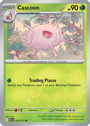 Cascoon 014 - Reverse Holofoil ME Ascended Heroes - Common