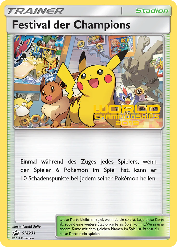 Champions Festival SM231 SM Promos - Promo
