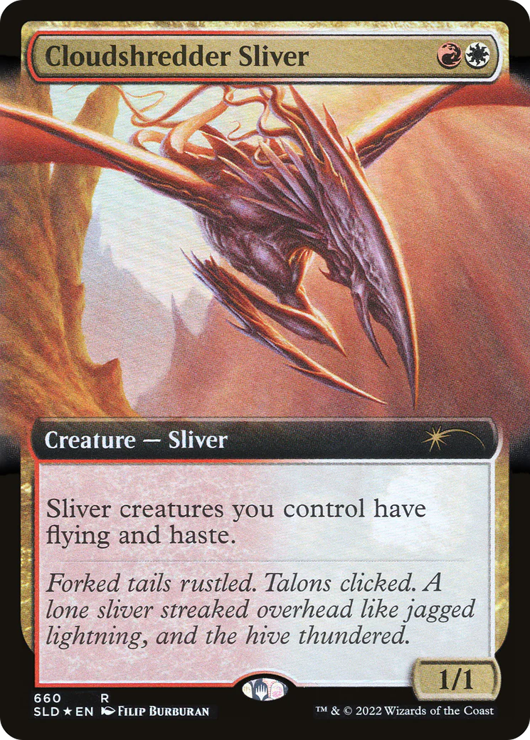 Cloudshredder Sliver (SLD-660) - Secret Lair Drop: (Extended Art) Foil