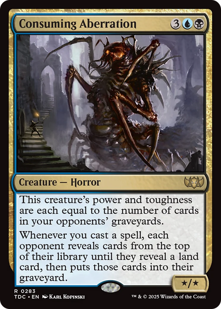 Consuming Aberration (TDC-283) - Commander: Tarkir: Dragonstorm