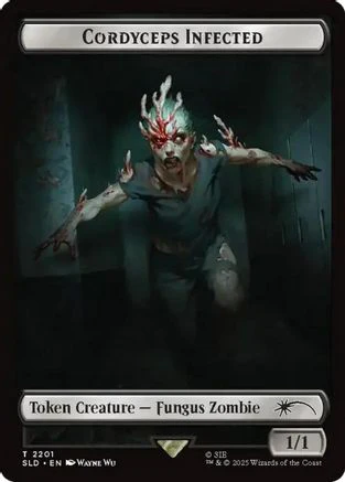 Cordyceps Infected Token (2201) (SLD-2201) - Secret Lair Drop Series