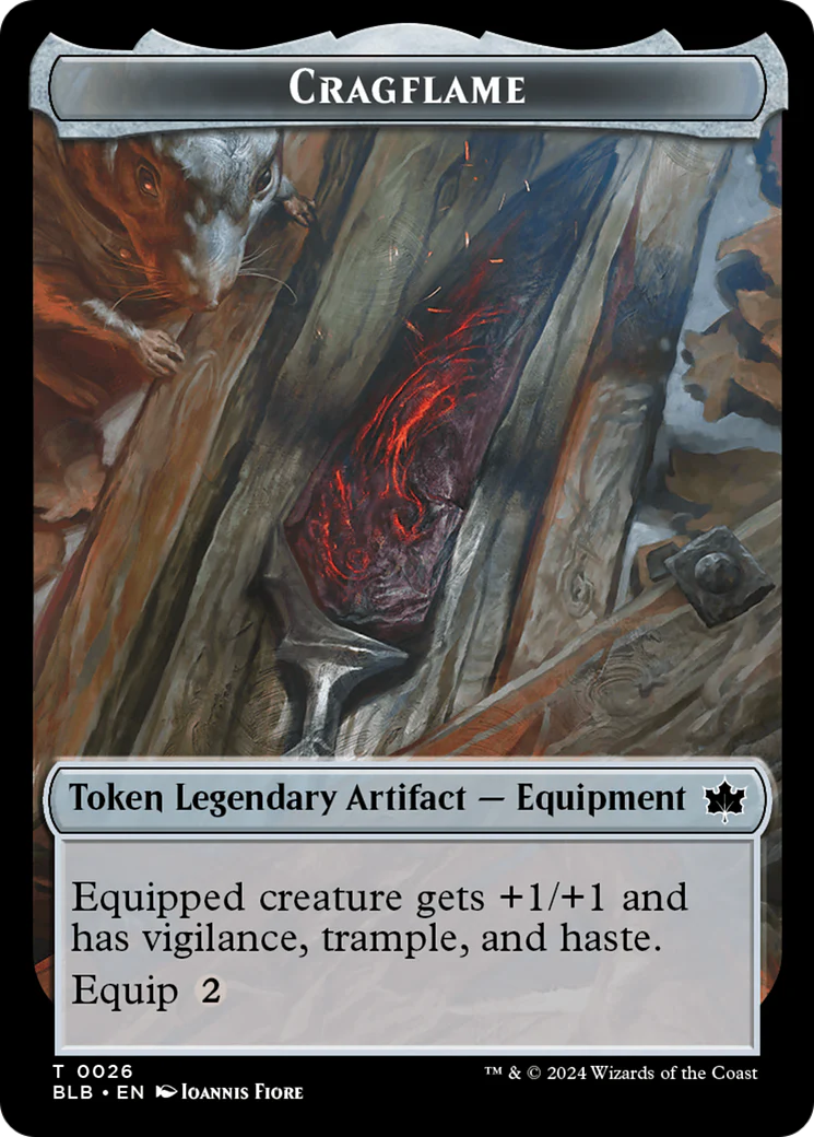 Cragflame (BLB-026) - Bloomburrow Tokens Foil