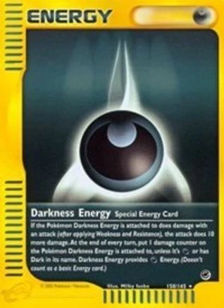 Darkness Energy 158 - Reverse Holofoil Expedition - Rare