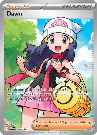 Dawn 118/094 - Holofoil ME02 Phantasmal Flames - Ultra Rare