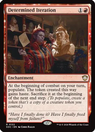 Determined Iteration (SOC-122) - Commander: Secrets of Strixhaven
