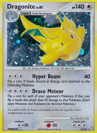 Dragonite 002 - Holofoil Legends Awakened - Holo Rare