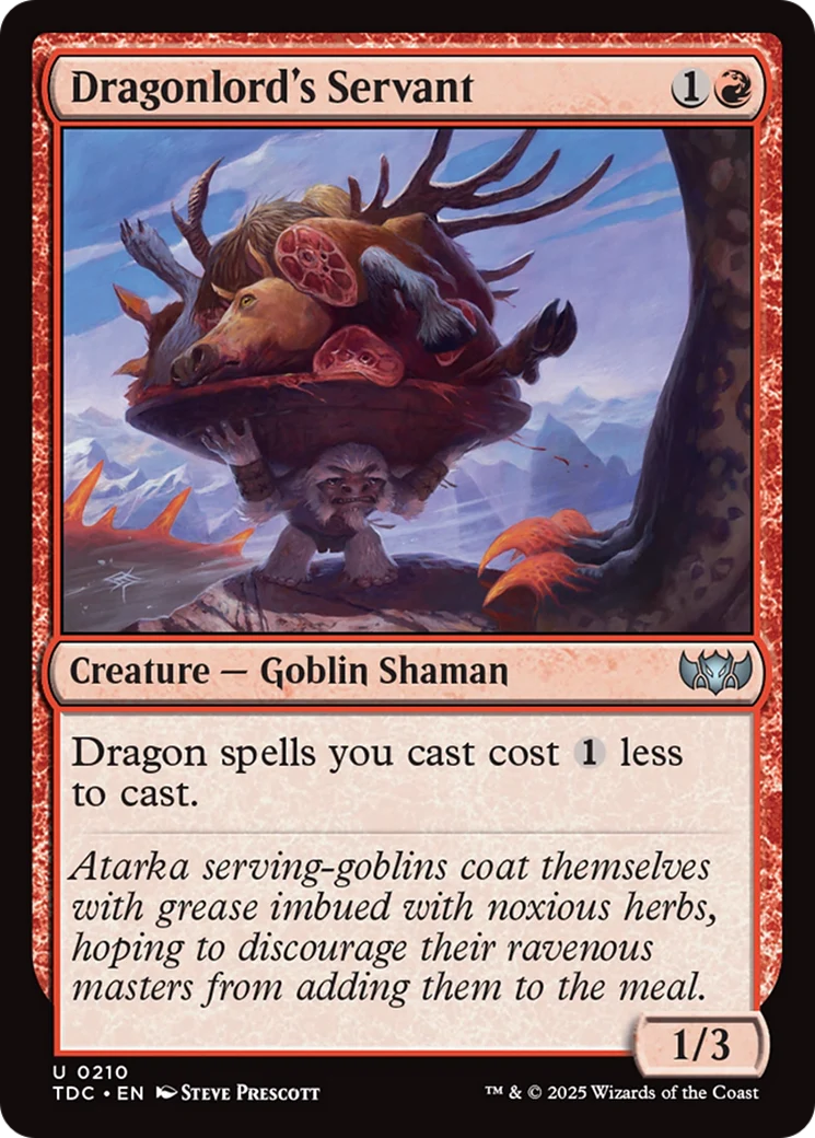 Dragonlord's Servant (TDC-210) - Commander: Tarkir: Dragonstorm