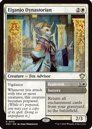 Eiganjo Dynastorian (SOC-013) - Commander: Secrets of Strixhaven
