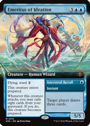 Emeritus of Ideation (Extended Art) (SOS-315) - Secrets of Strixhaven