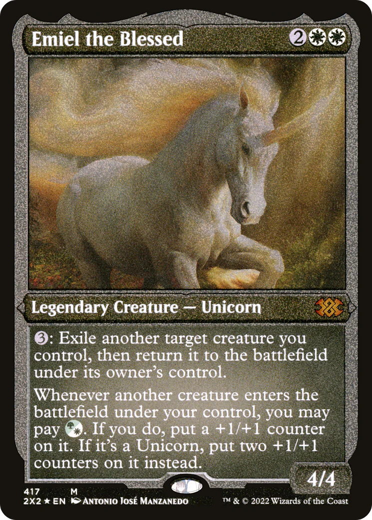 Emiel the Blessed (Foil Etched) (2X2-417) - Double Masters 2022 Foil