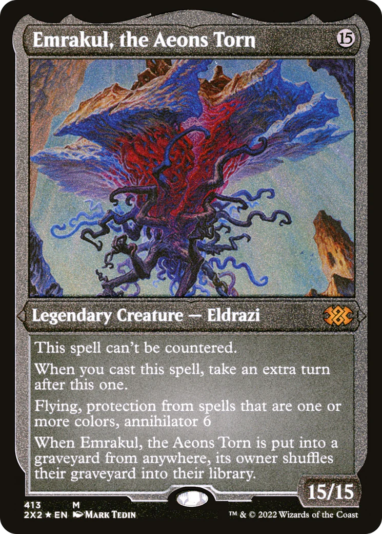 Emrakul, the Aeons Torn (Foil Etched) (2X2-413) - Double Masters 2022 Foil