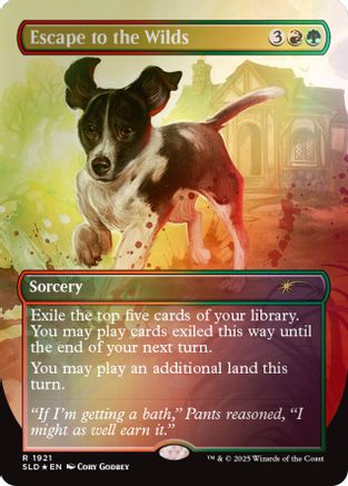 Escape to the Wilds (1921) (Rainbow Foil) (SLD-1921) - Secret Lair Drop Series Foil