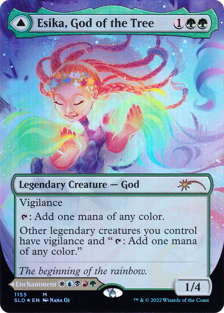Esika, God of the Tree // The Prismatic Bridge (SLD-1155) - Secret Lair Drop (Borderless) Foil - Image 3