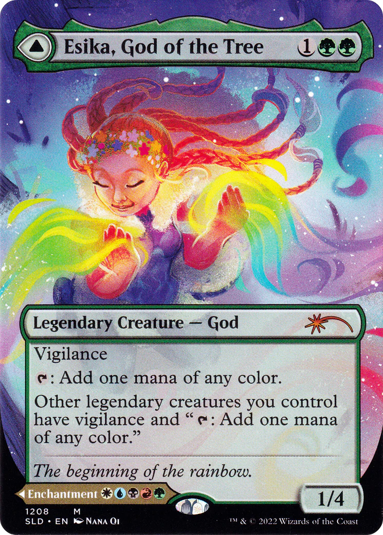 Esika, God of the Tree // The Prismatic Bridge (SLD-1208) - Secret Lair Drop (Borderless)