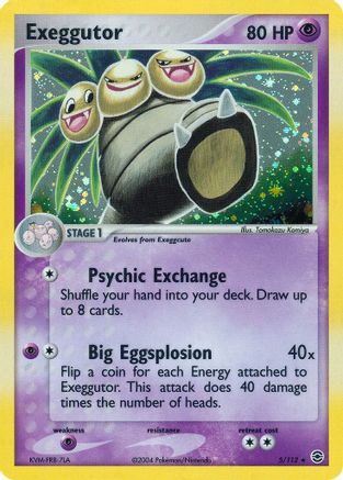 Exeggutor 005 - Reverse Holofoil FireRed & LeafGreen - Holo Rare