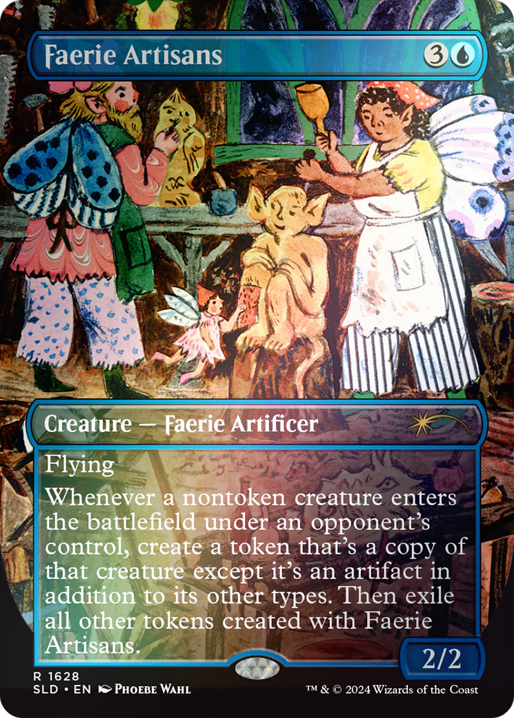 Faerie Artisans (SLD-1628) - Secret Lair Drop (Borderless) Foil