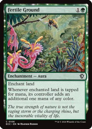 Fertile Ground (ECC-106) - Commander: Lorwyn Eclipsed
