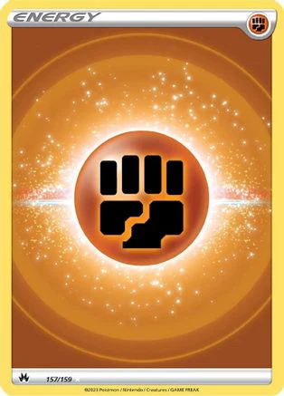 Fighting Energy (Texture Full Art) 157/159 - Holofoil Crown Zenith - Ultra Rare