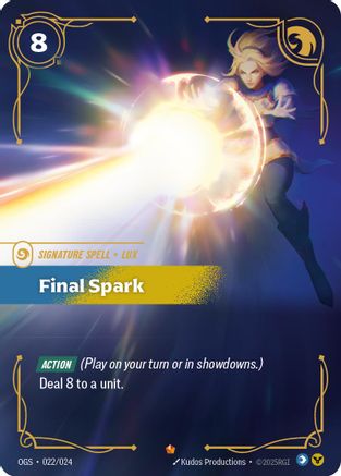 Final Spark (022/024) - Origins Proving Grounds Foil