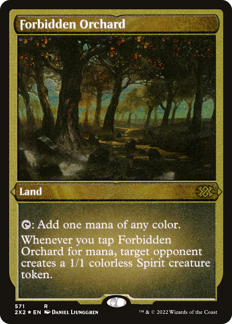 Forbidden Orchard (Foil Etched) (2X2-571) - Double Masters 2022 Foil