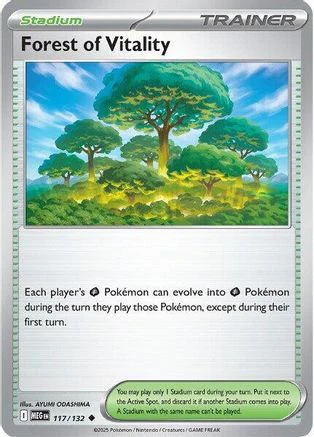 Forest of Vitality 117 - Reverse Holofoil ME01 Mega Evolution - Uncommon