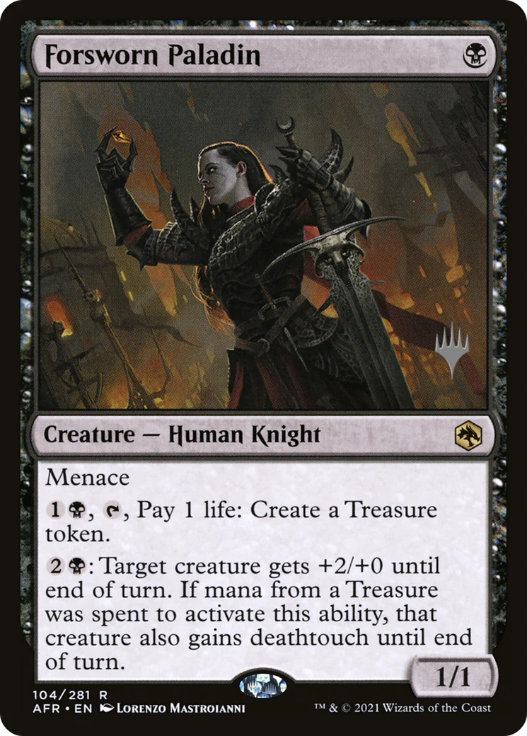 Forsworn Paladin (PPAFR-104) - Adventures in the Forgotten Realms Promos
