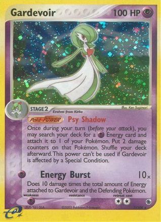 Gardevoir 007/109 - Holofoil Ruby and Sapphire - Holo Rare