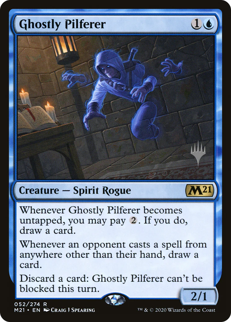 Ghostly Pilferer (PPM21-052) - Core Set 2021 Promos Foil