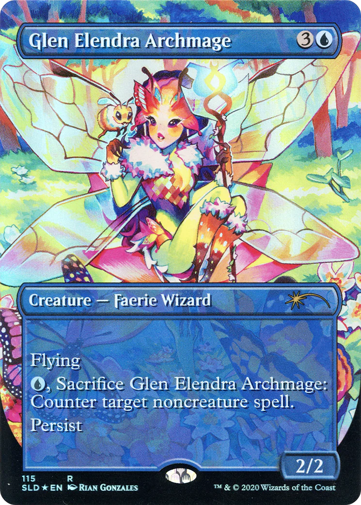 Glen Elendra Archmage (SLD-115) - Secret Lair Drop (Borderless) Foil
