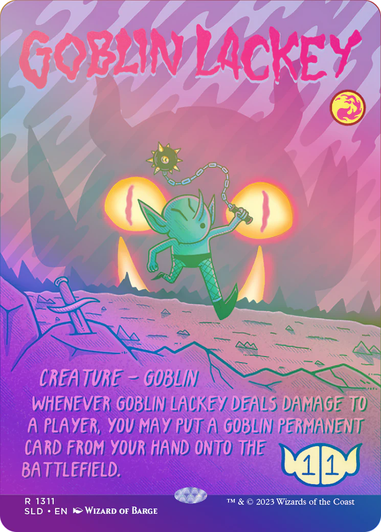 Goblin Lackey (SLD-1311) - Secret Lair Drop (Borderless) Foil