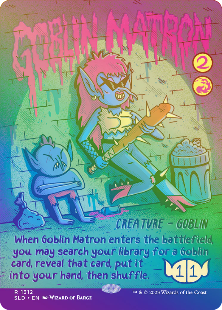 Goblin Matron (SLD-1312) - Secret Lair Drop (Borderless) Foil